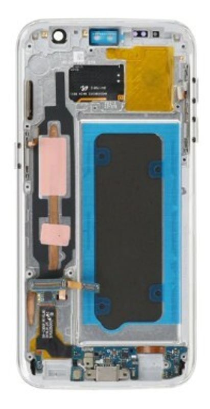 Cредняя часть корпуса для Samsung S7 Silver