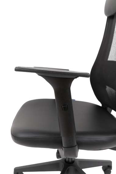 Офисное кресло Chairman 500LT Россия экокожа черный/TW-01 черный