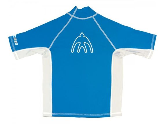 Гидрофутболка-рашгард Cressi Rash Guard с коротким рукавом голубая