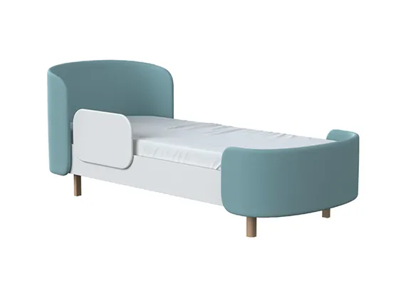 Кровать подростковая KIDI Soft размер L (бирюзовый)