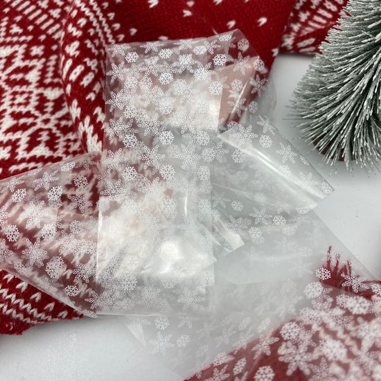 Фольга для дизайна новогодняя №20