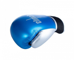 Перчатки боксерские Clinch Kids сине-серебристые C127
