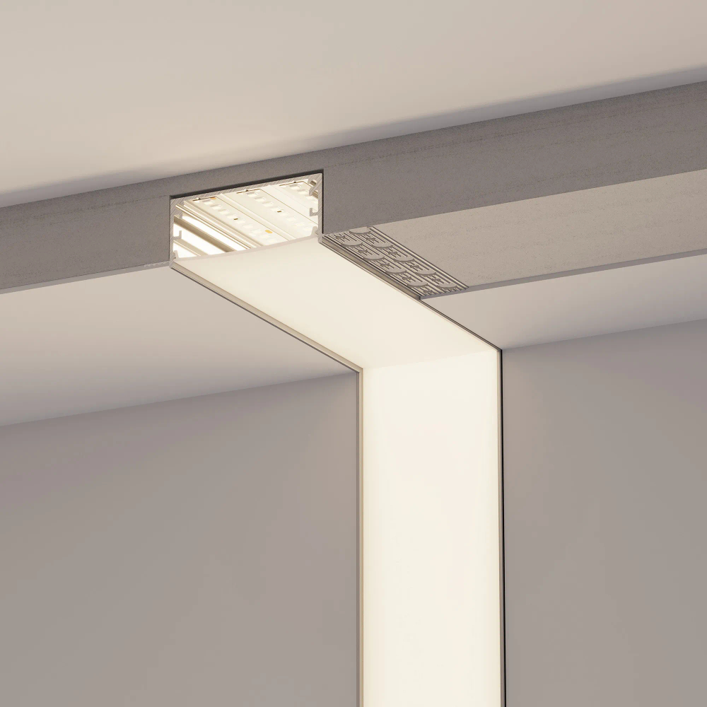 Профиль LINIA60-FANTOM-3000 ANOD (Arlight, Алюминий) 046410