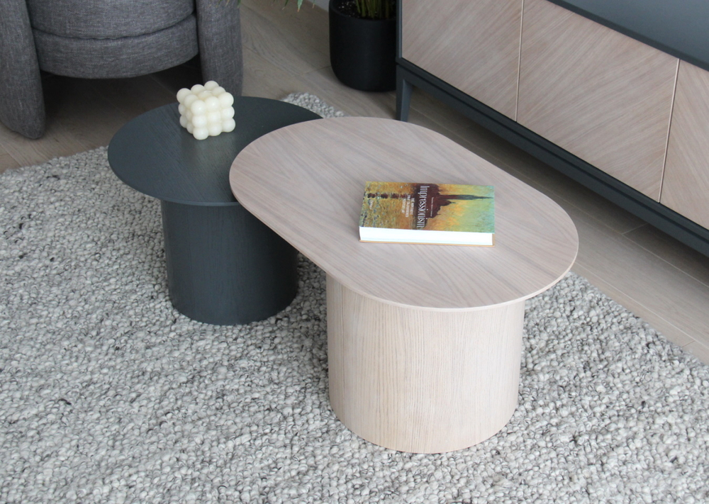 Столик Type овальный, основание D 39 см (натуральный дуб)