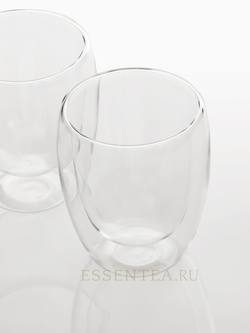 Чашка из боросиликатного стекла с двойными стенками 300 мл