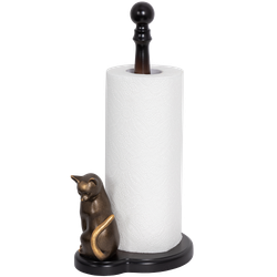 Держатель для полотенец Кошка Грация Бронза