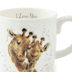 Royal Worcester - Wrendale Designs 400мл Кружка «Я люблю тебя, жирафы» / артикул   MMSI4020-XD  / GTIN 749151793507