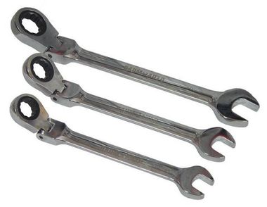 Ключ комбинированный трещоточный c шарниром 27мм Baum Auto##BaumAuto BM-75727F(600727F)