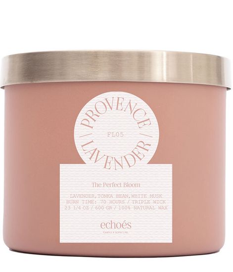Provence Lavender, свеча Perfect Bloom collection, Echoes