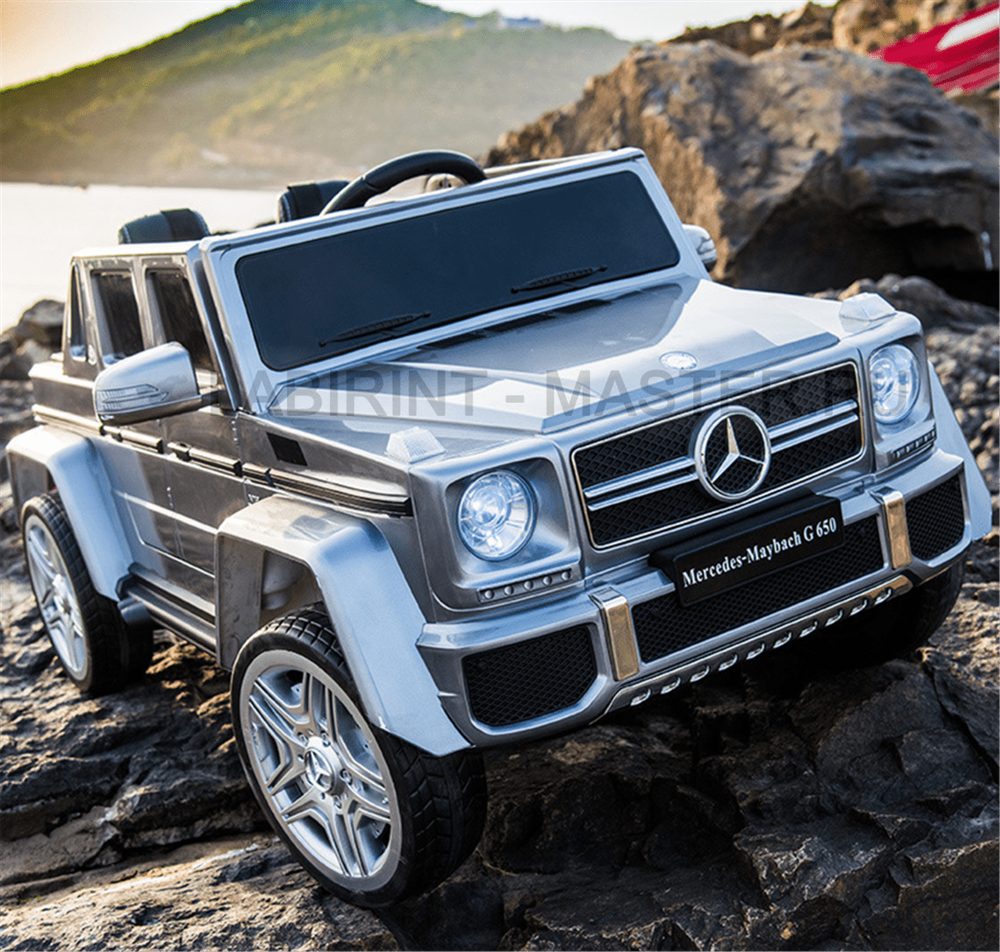 Электромобиль детский "Mercedes-Benz  G650",12V, серый