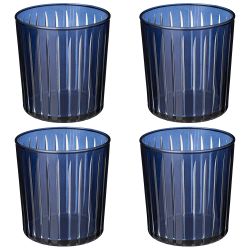 НАБОР БОКАЛОВ ИЗ 4 ШТУК "SICILIA" BLUE 380МЛ