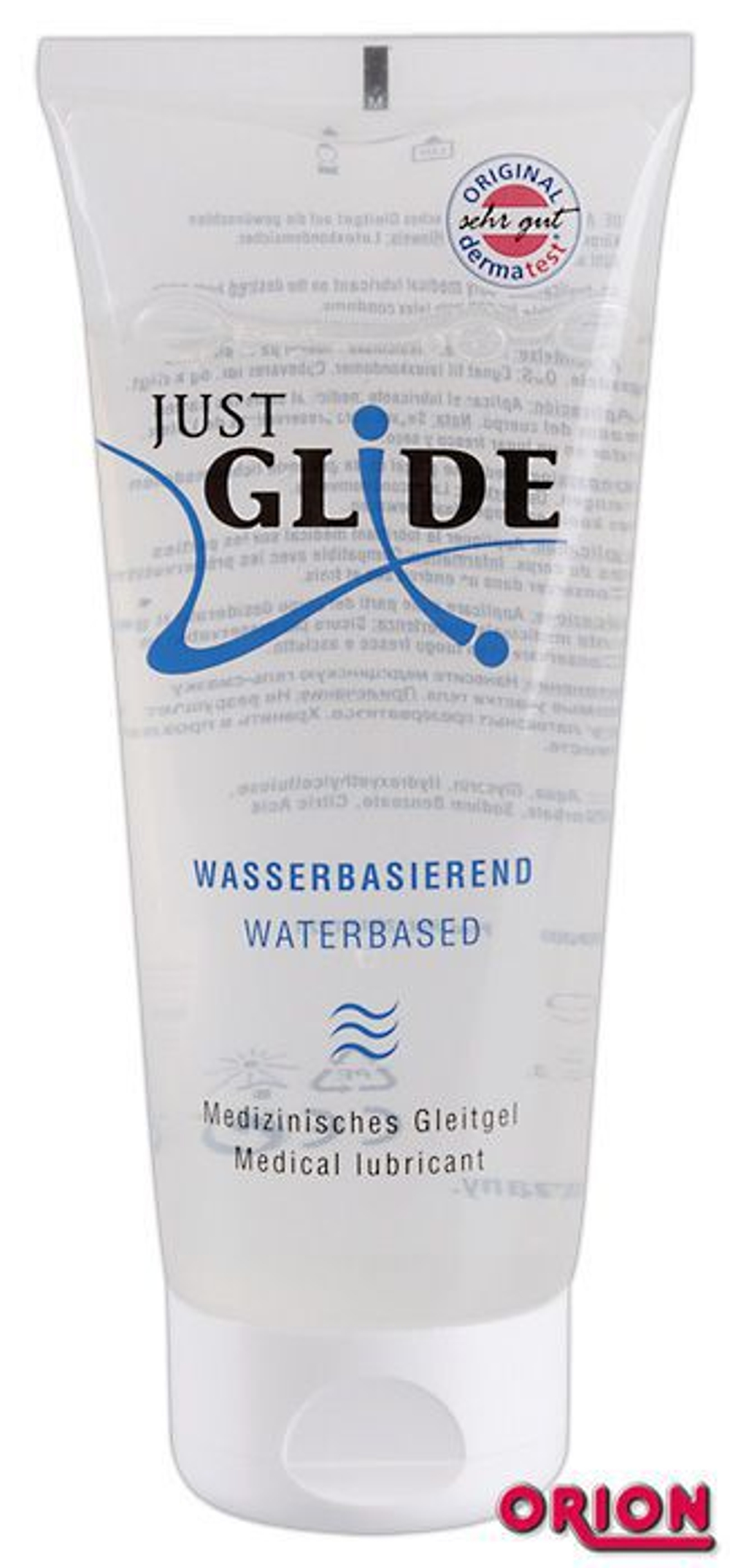 Just Glide Waterbased 200 мл – лубрикант без запаха для чувствительной кожи