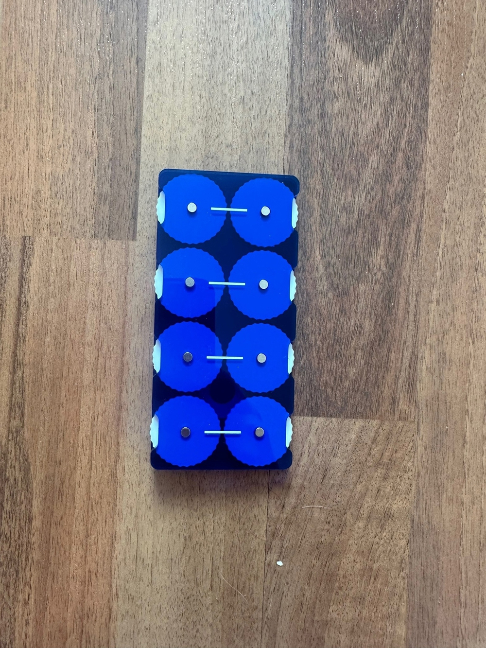 Big Counters Fraction Design. Blue