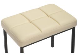 Банкетка Дион кожзам d1 / черный матовый