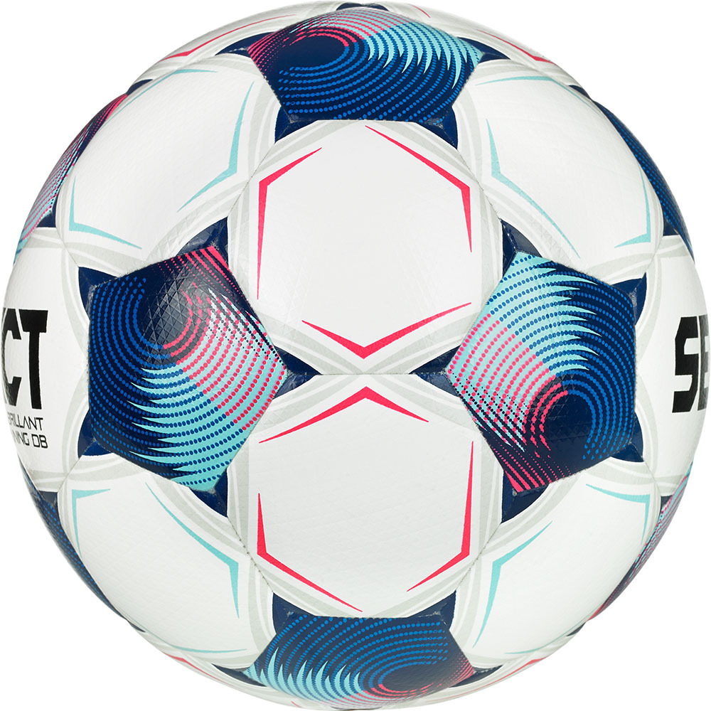 Мяч футб. SELECT Brillant Training DB V25, 0865171002, р.5, FIFA Basic,32п, ТПУ, гибр.сш, бело-синий