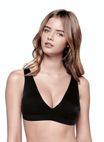 Бюстгальтер с мягкими двухслойными чашками без косточек (Размер: 2B) (Цвет: черный)