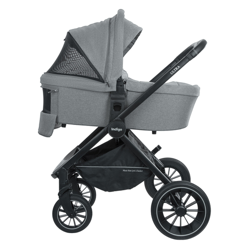Детская коляска Indigo ULTRA 3в1 серый
