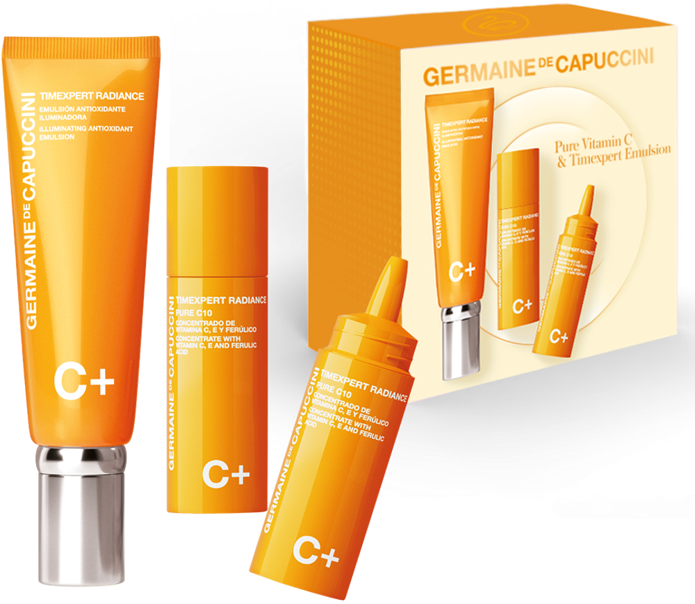 GERMAINE DE CAPUCCINI TimExpert Radiance C+ PureC10 and Emulsion Set