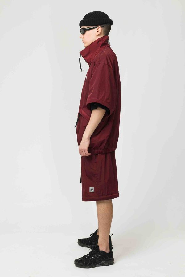 Ветровка Halfsleeve бордовая темная - фото 10