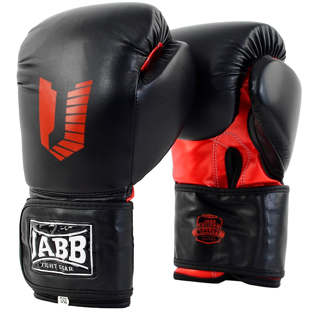 Перчатки бокс.(иск.кожа) Jabb JE-4081/US Ring черный 12ун.