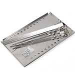 Мангал 500х300х500 мм, 1.2 мм, разбор, 6шампуров (450х10х1 мм), шт