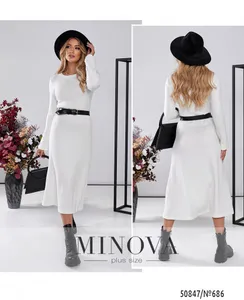 Платье 686-молочный Minova