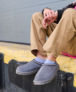 TASMAN SLIPPER MENS-grey