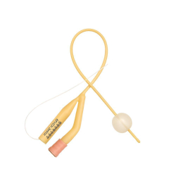 Катетер Фолея латексный с силиконовым покрытием двухходовой MEDEREN