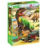 Пазл картонный MAXI 15 элементов АССОРТИ, 220х330 мм, HATBER