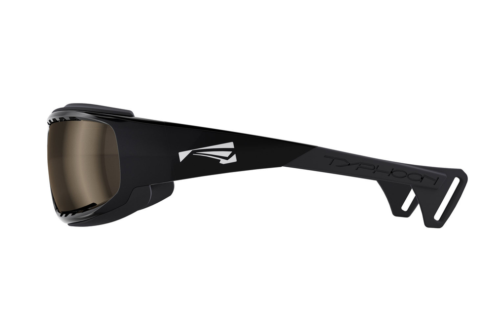 Спортивные очки LiP Typhoon / Gloss Black - Black / Zeiss / PA Polarized / Methane Brown Lens