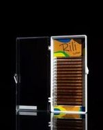 Ресницы 0,07/11 D RILI Toffee коричн 16 лин