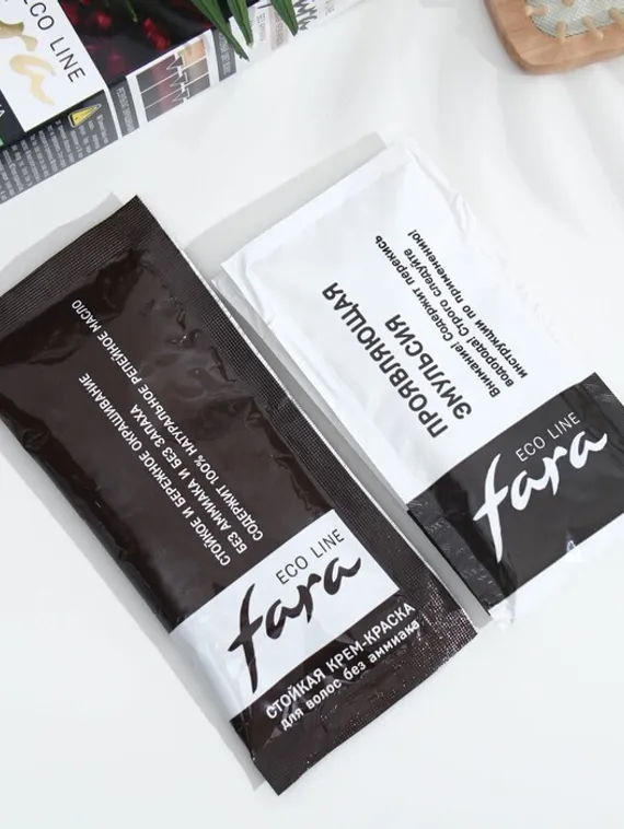 Краска для волос FARA Eco Line 6.5 вишня, 125 г