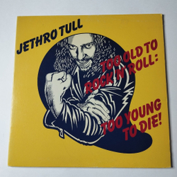 Винтажная виниловая пластинка LP Jethro Tull Too Old To Rock N Rol: Too Young To Die (USA 1976)