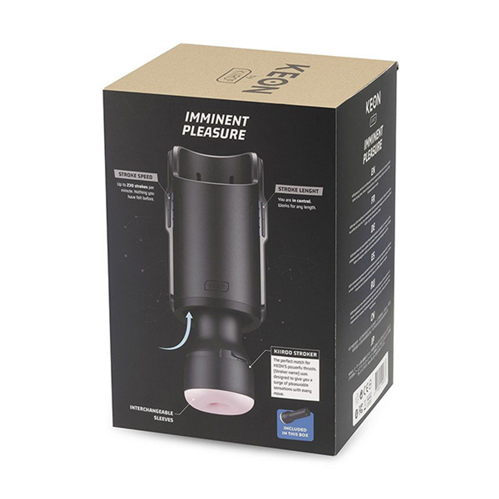 Интерактивный автоматический мастурбатор-вагина Kiiroo Keon Interactive Stroking Device With Real Feel Stroker Penis Masturbator