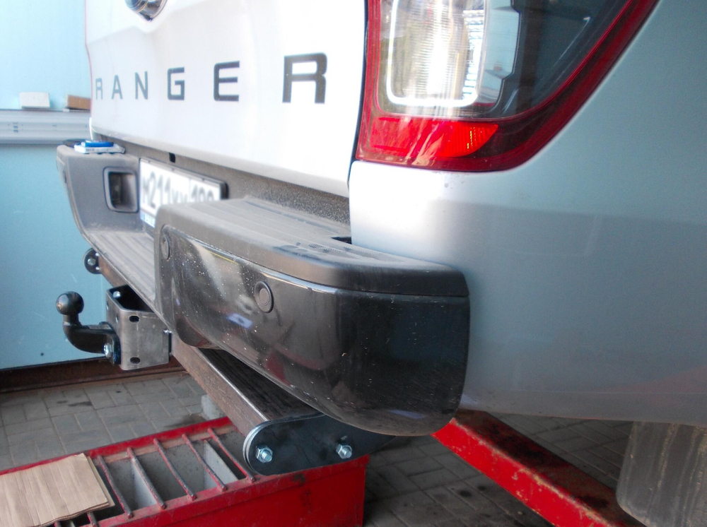 Фаркоп Трейлер 6050 на Ford Ranger (2/4dr.) пикап 2012г.-(паспорт и сертификат в комплекте)(без электрики)