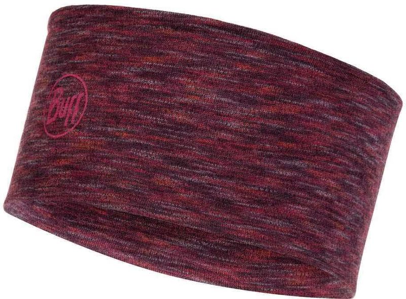 Шерстяная повязка на голову Buff Headband Midweight Wool Shale Grey Multi Stripes Фото 1