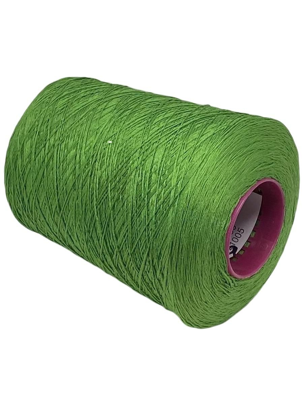 Пряжа на бобине (Италия) 100% мерсеризованный хлопок 100г-700м 490г