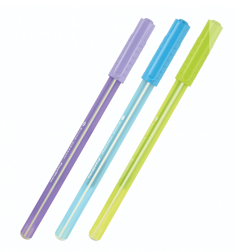 Ручка шарик. 0,7мм. синяя "FreeWrite Creative" 3цв. (BrunoVisconti)