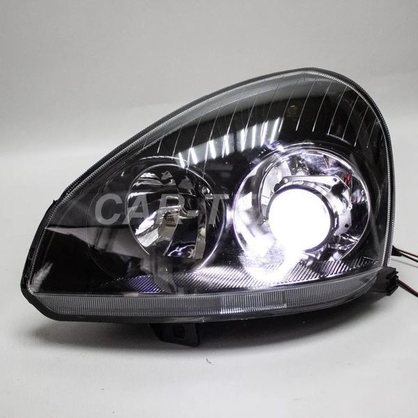 Фары Лада Приора передние с 2-мя Bi LED модулями, черная маска