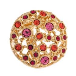 "Ланусель"  кольцо в золотом покрытии из коллекции "Террацио" от Jenavi