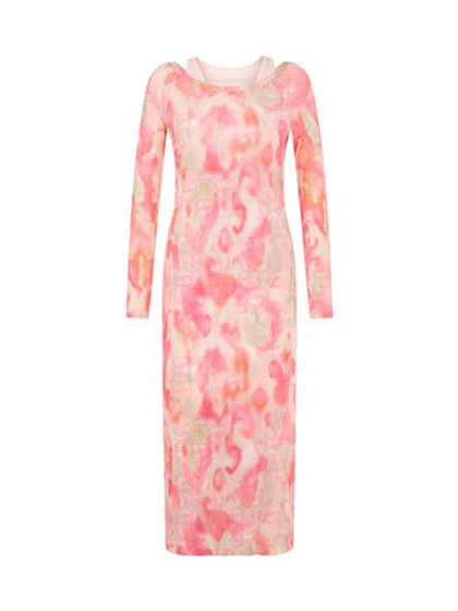 Marc Cain Платье с эффектом многослойности