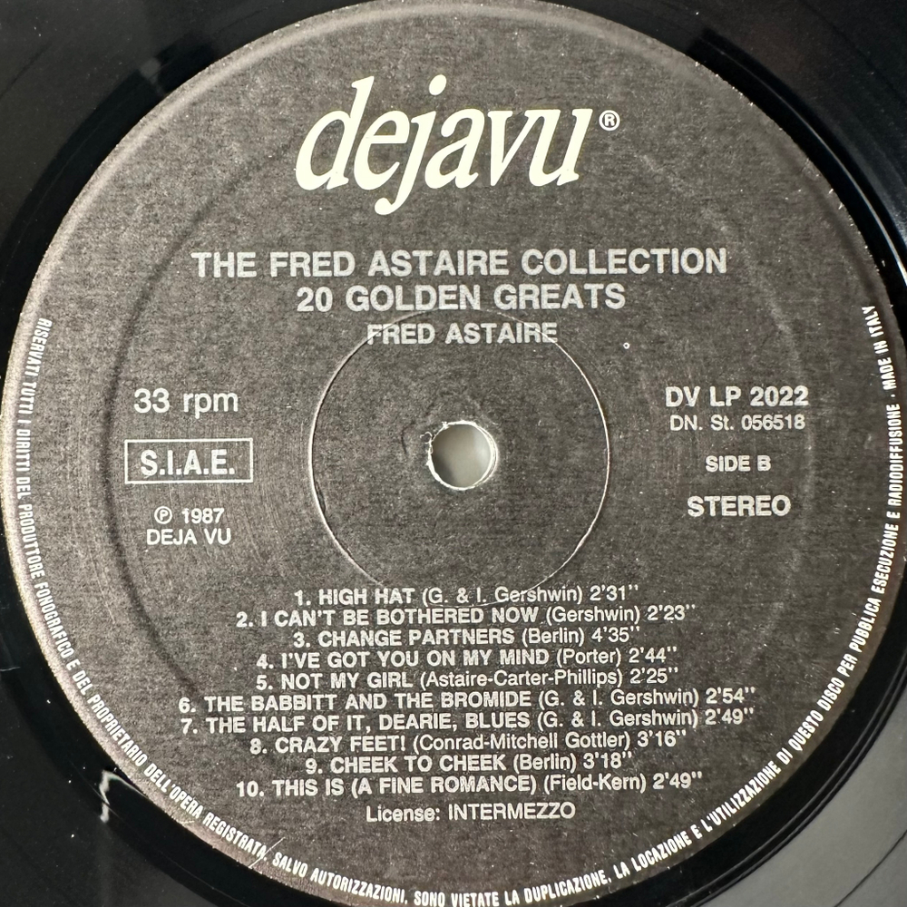 Fred Astaire ‎– The Fred Astaire Collection - 20 Golden Greats (Италия 1985г.)