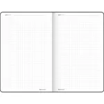 Записная книжка А5, 80л, обл. твёрдая, кожзам, резинка, держатель, клетка, Brauberg Edge