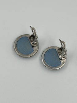 Миниатюрные клипсы Wedgwood голубые