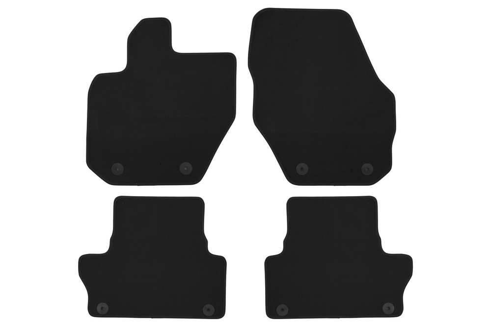 Коврики в салон для VOLVO XC60 АКПП 2008-2013, 2013-2017, 2017-2021, 2021-, внедорожник , 4 шт. (текстиль) арт.KLEVER01500901200K
