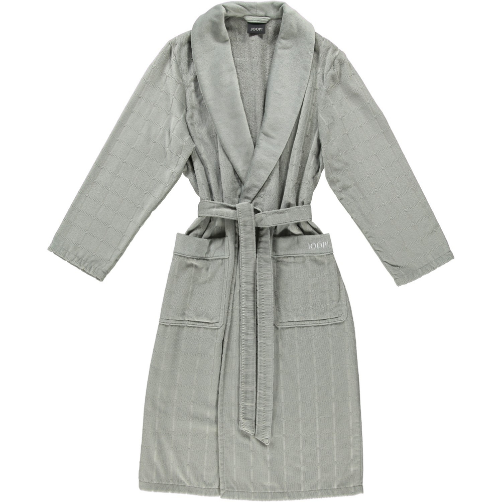 Велюровый халат мужской с воротником 1614 серый от Joop! - Cawö Германия