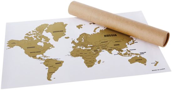 Карта мира Wanderlust