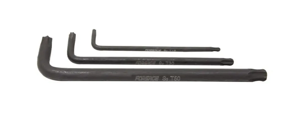 Ключ Г-образный TORX с шаром T27 Forsage F-76627BL