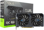 Видеокарта 8Gb PCI-E GDDR6 ASUS DUAL-RTX4060-O8G-EVO (RTL) HDMI+3xDP GeForce RTX4060