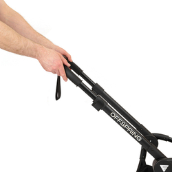 Детская прогулочная коляска Emmet Offspring OFS-01 Чёрный / (Black)